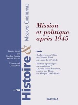 cover image of Mission et politique après 1945